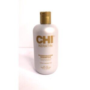 CHI Keratin Reconstructing Shampoo, Replenishes & Protects, 12‎ fl oz. New